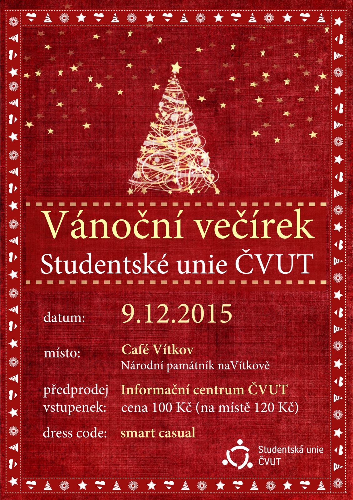 Vánoční večírek Studentské unie ČVUT
